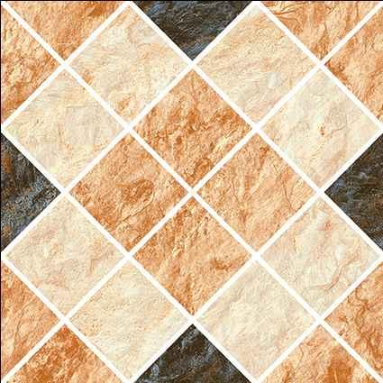 goodwill Ceramic Floor Finishing Tile Mustard, Cream, Dark Grey, Pale Gold, Chocolate, Coffee Brown Rustic, 400 x 400 mm