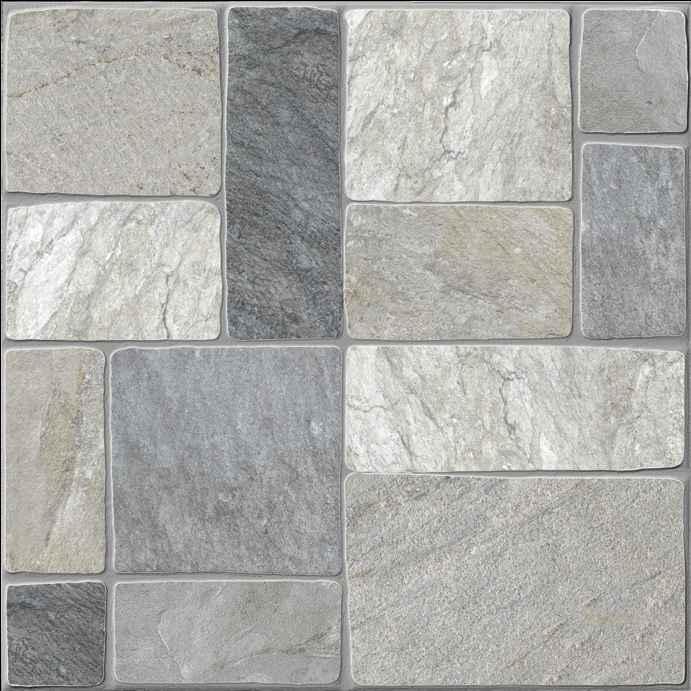 goodwill Ceramic Floor Finishing Tile Pearl Grey Marble Rustic, 600 x 600 mm