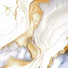 Goodwill Ceramic Floor Tile Calacatta Gold / Blue Glossy,
