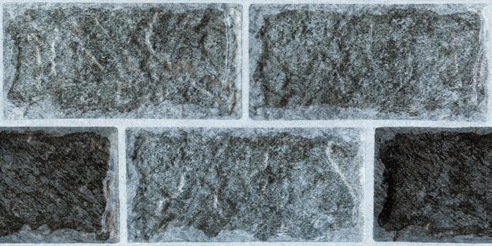 GOODWILL Ceramic Wall Finishing Tile Natural Stone Grey, Stone Grey, Black Slate Super Crack, 250 x 500 mm