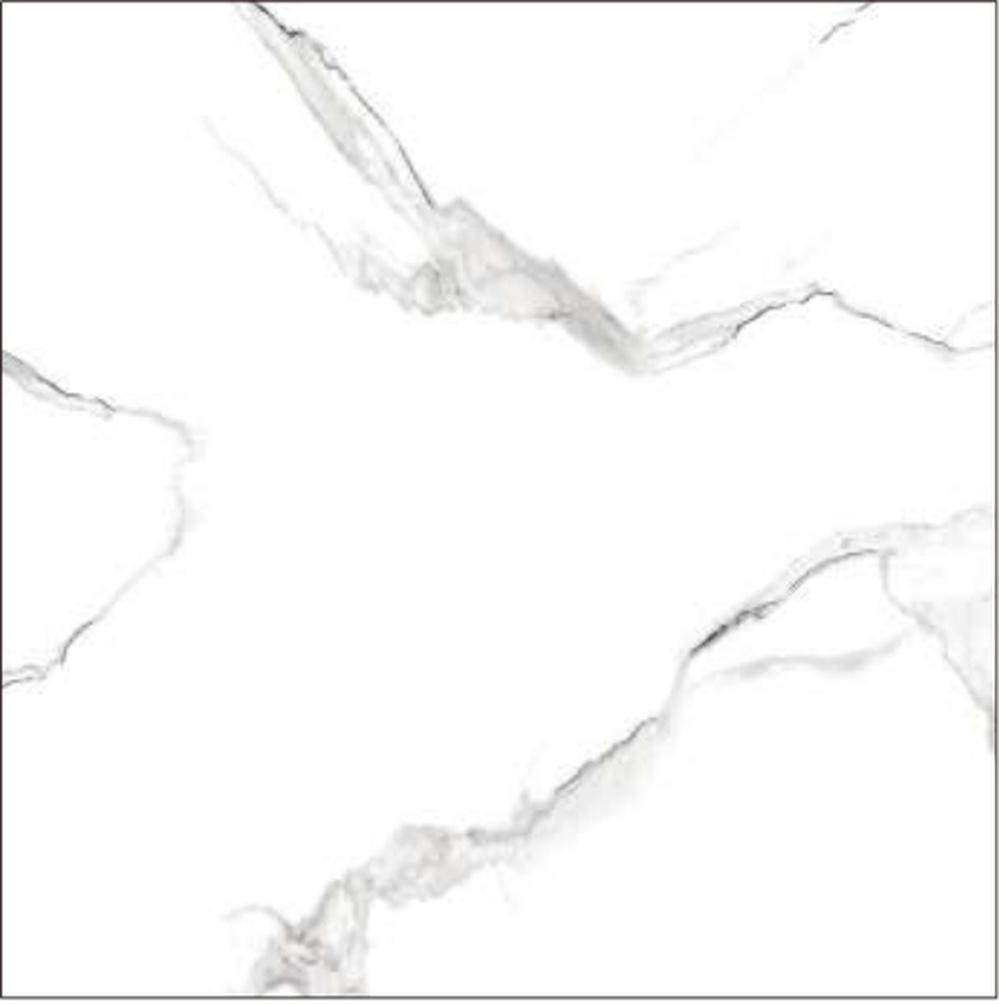 Goodwill Ceramic Floor Tile Statuario White / Grey Matte, 600 x 600 mm