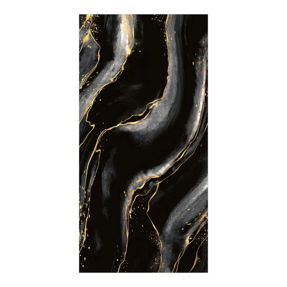 Goodwill Black Marble Porcelain Floor Tile 600x1200mm Polished