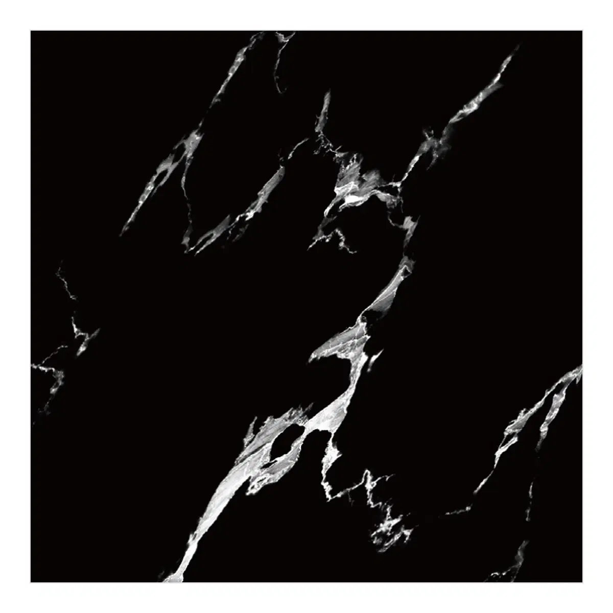 Goodwill Glazed Porcelain Floor Tile Black Glazed, 600x600 mm Carton(s) of 4pcs