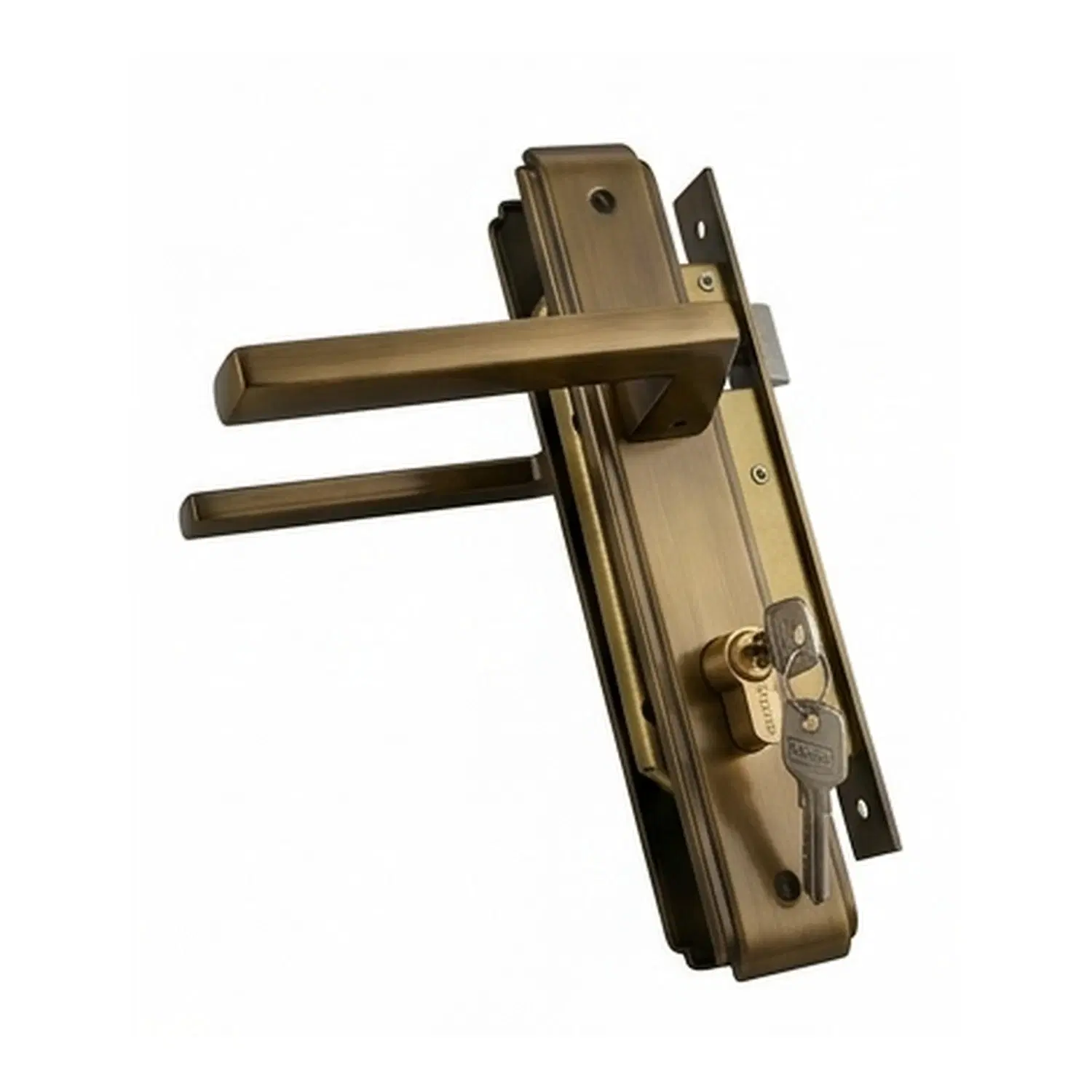 Anilock Complete Door Lock MAE - 9.5 inch brass body, mortise lock set