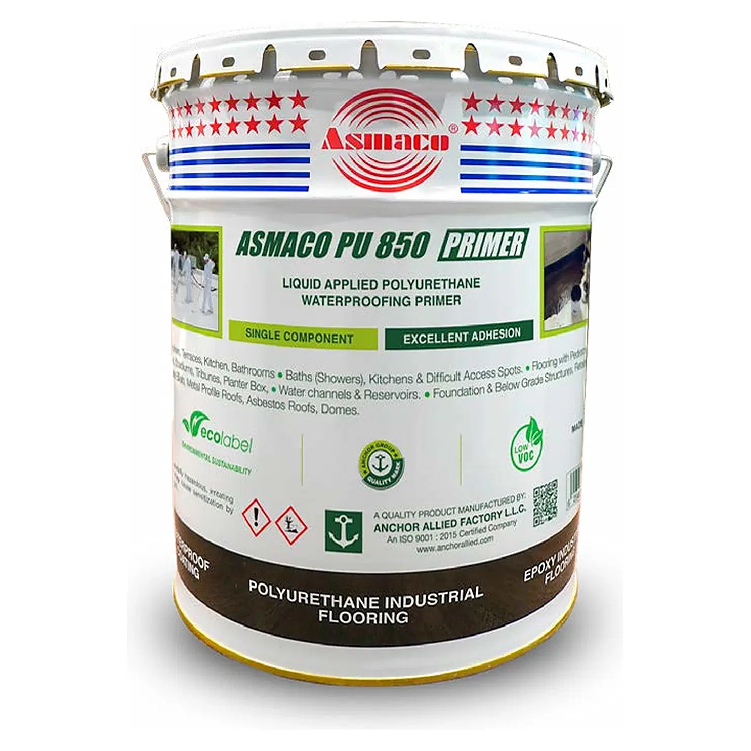 ASMACO PU 850 PRIMER Polyurethane Membrane Primer 25 kg - Off White